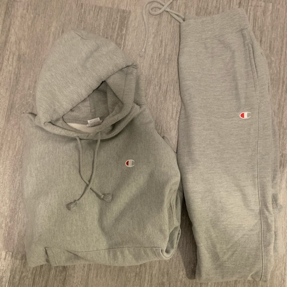 champion hoodie set